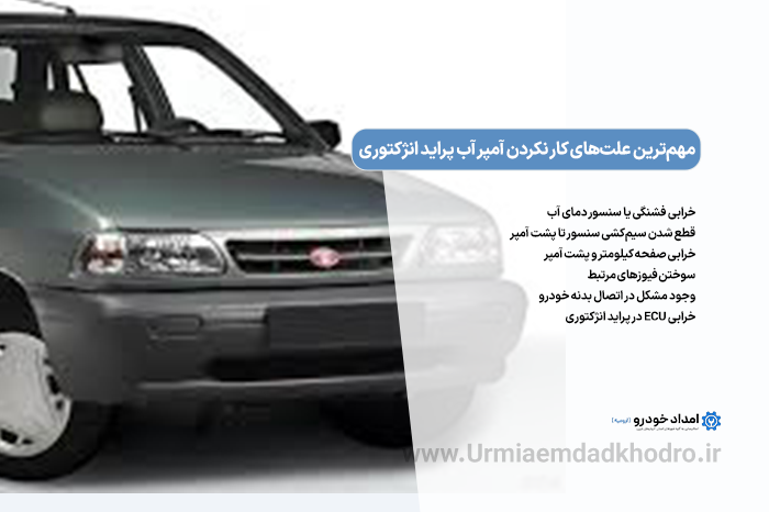 مهمترین-علتهای-کار-نکردن-آمپر-آب-پراید-انژکتوری.